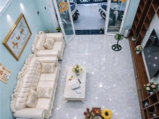 Nhà đẹp 4 tầng 82m2 3pn hẻm xe hơi 5m  nội thất cao cấp  cách cầu phước long 300m  chỉ 7.9 tỷ tl