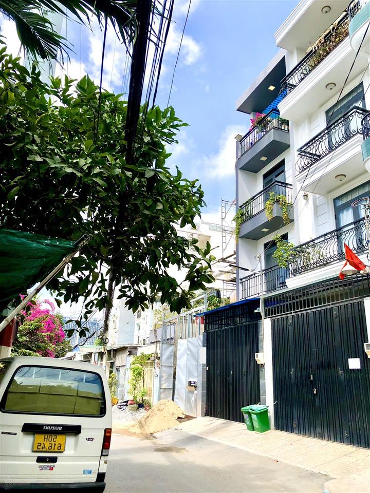 Nhà đẹp 4 tầng 74.7m2 3pn hẻm xe hơi 5m  nội thất cao cấp  cách cầu phước long 300m  chỉ 7,9 tỷ