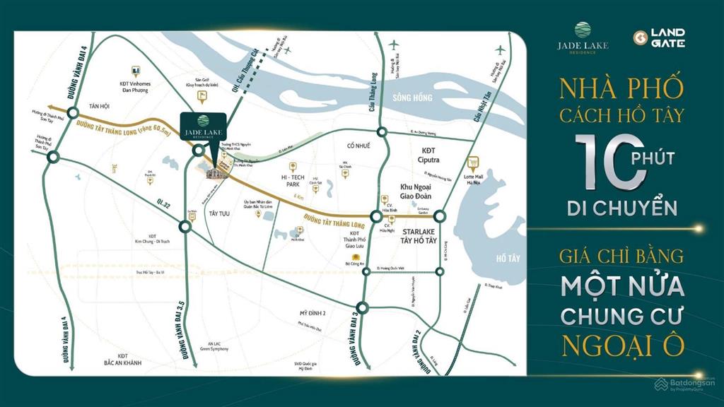 Lãi suất giảm, hạ tầng phía tây hồ bứt phá, đâu là cơ hội?