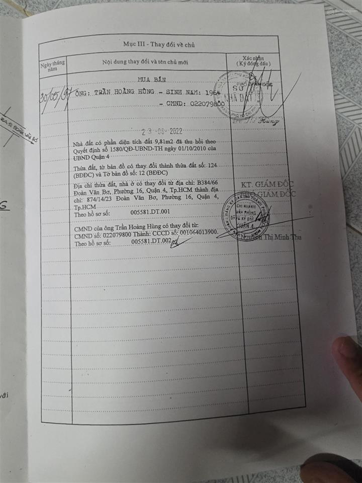 Gia đình cần bán để chia tài sản cho con cháu trong nhà