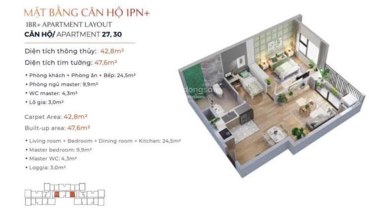 Bán cc 1pn, 1wc, 43m2, giá siêu hời 4êu hời 4 tỷ tại g5, imperia sola park, tây mỗ, nam từ liêm, hn