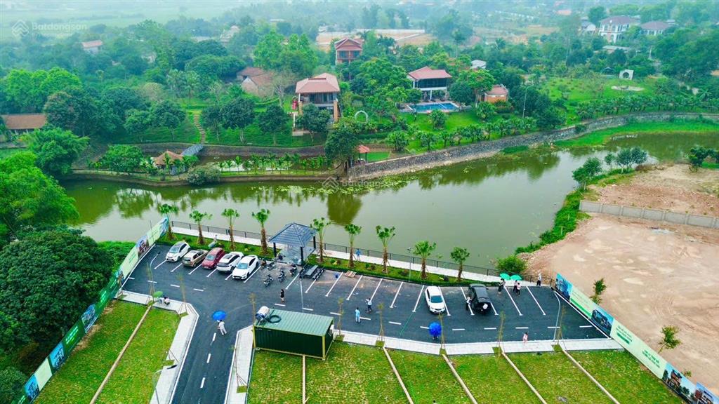 Siêu phẩm đất hòa lạc view hồ suối trung tâm công nghệ và giáo giục tp hòa lạc  hà nội. giá f0