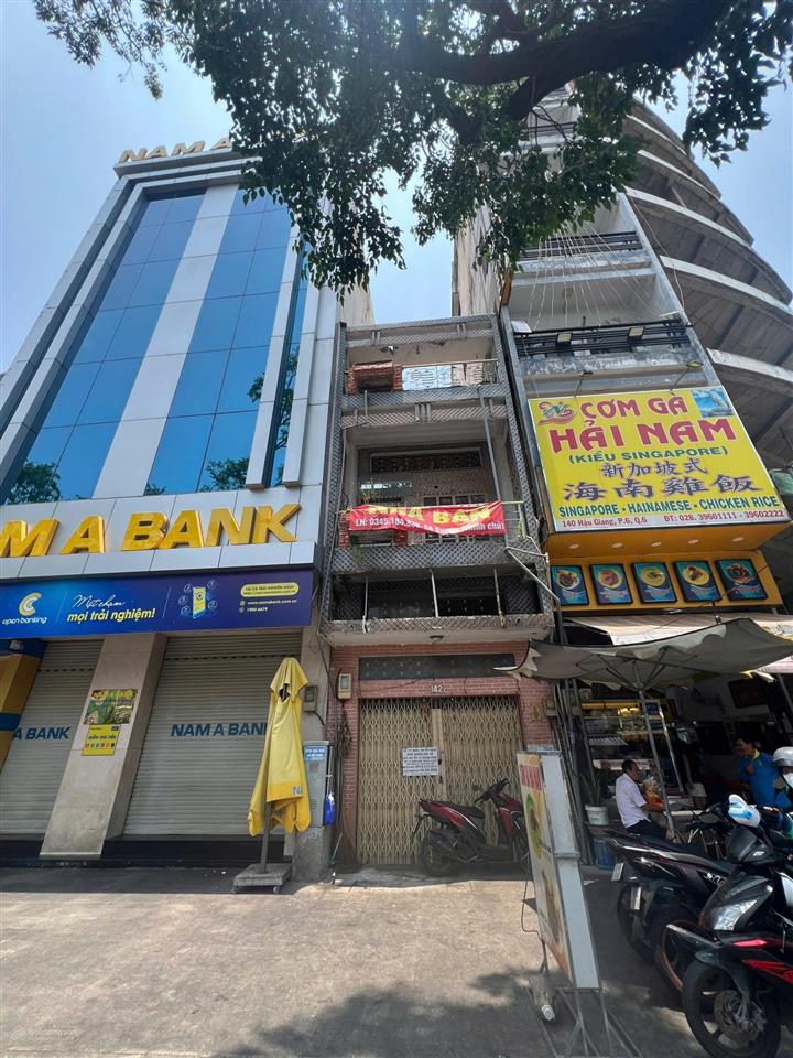 Hiếm! bán nhà mặt tiền hậu giang p6 q6, đoạn vip gần chợ bình tây, 4x16m, 5 tầng chỉ 28 tỷ