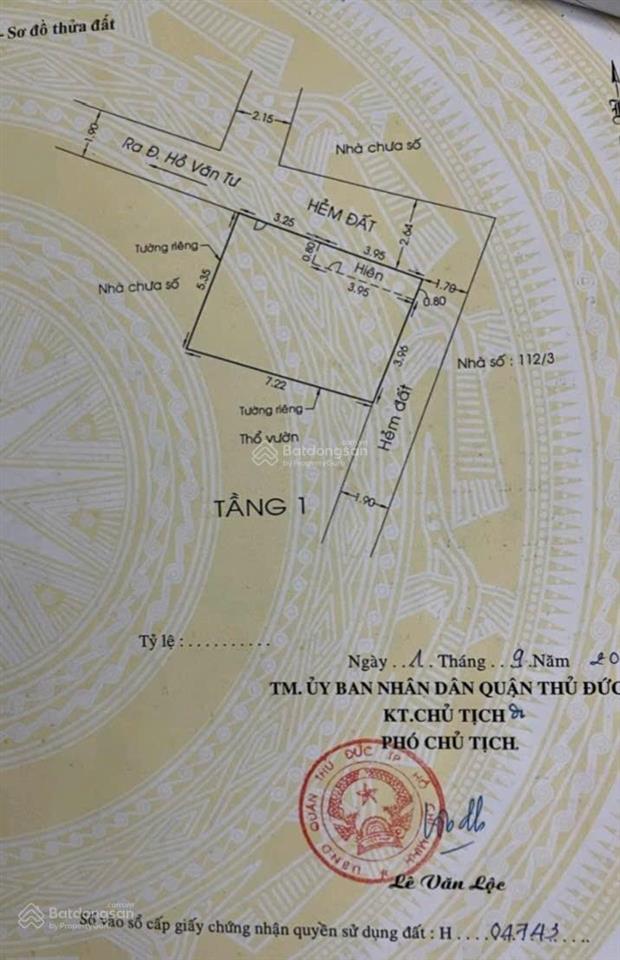 Bán nhà chính chủ gần chợ thủ đức (trường thọ)