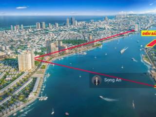 Bán căn 2pn vip nhất căn hộ peninsula đà nẵng (căn 90m2), căn góc trực diện sông, ôm trọn pháo hoa