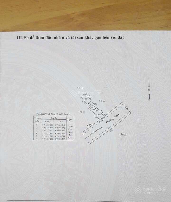 Bán đất 4,15 tỷ, 80m2, đường ô tô thông 9m, full thổ cư, sổ riêng, khu dân trí cao
