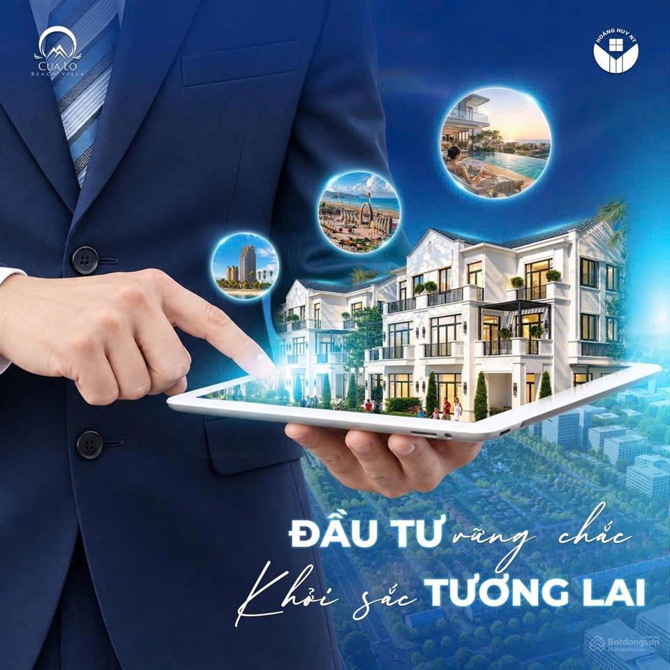 Cửa lò beach villa 175m chỉ 9,4 tỷ | sát biển, vin cửa hội, cách tttp 8km, đáng xuống tiền đầu tư