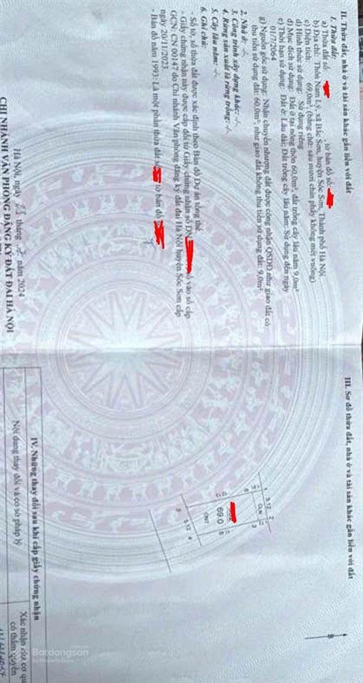 Bán nhà riêng tại phố chấu, bắc sơn, 2,1 tỷ, 69m2, 3pn, 3wc