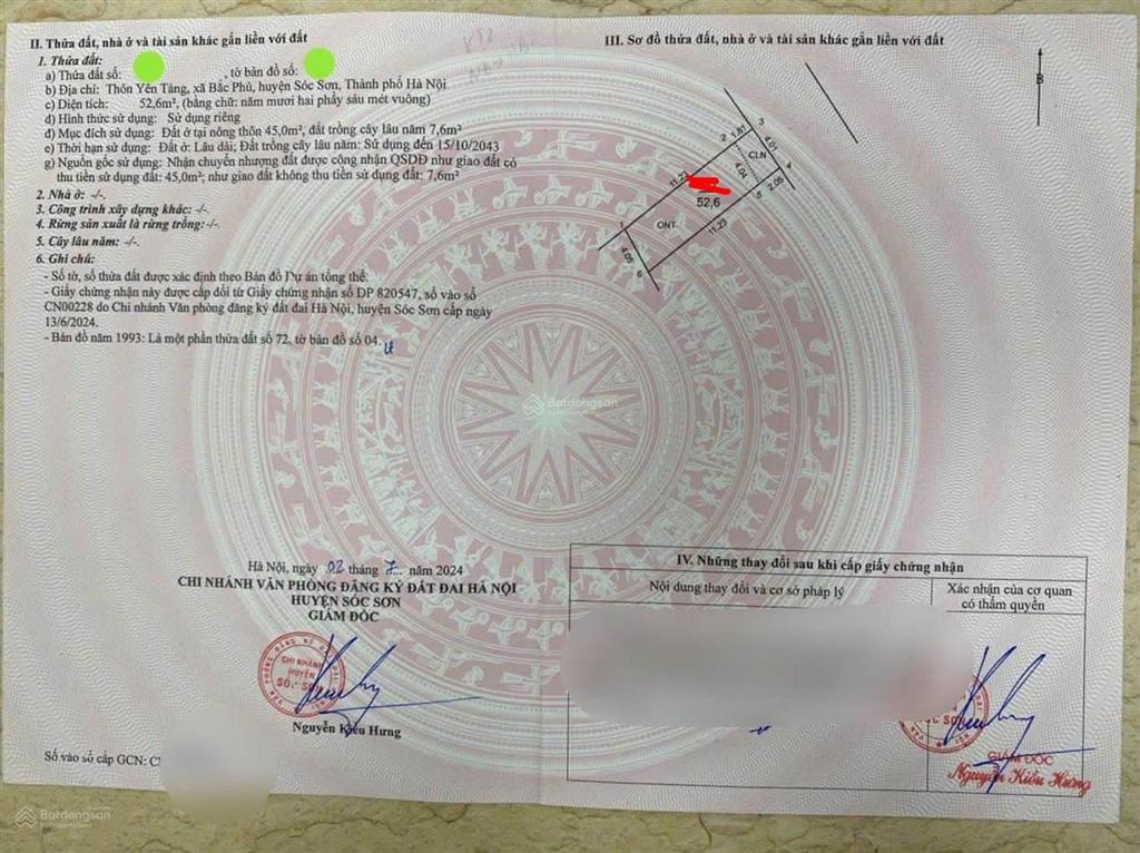 Đất đa phúc  sóc sơn đất đẹp  giá tốt  sát giao lộ  ô tô tránh