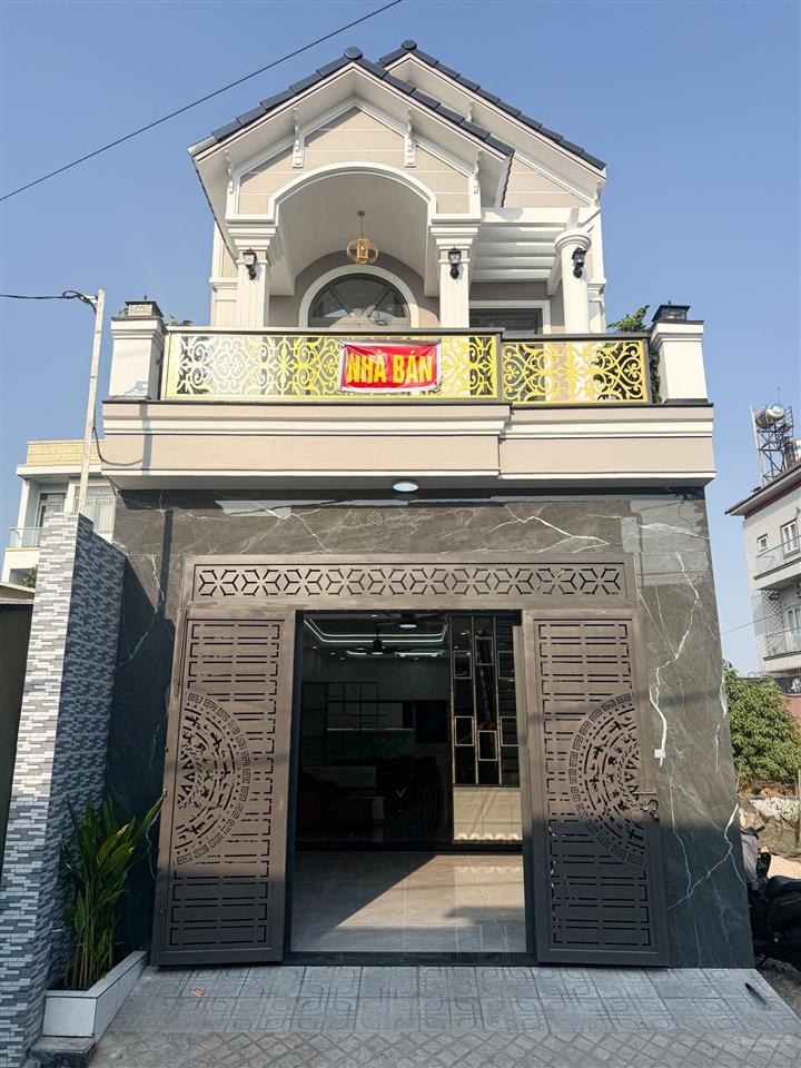 Bán nhà mái thái 1t1l (sổ hoàn công) vị trí kinh doanh thông ra chợ tân vạn. giá chỉ 4,650 tỷ