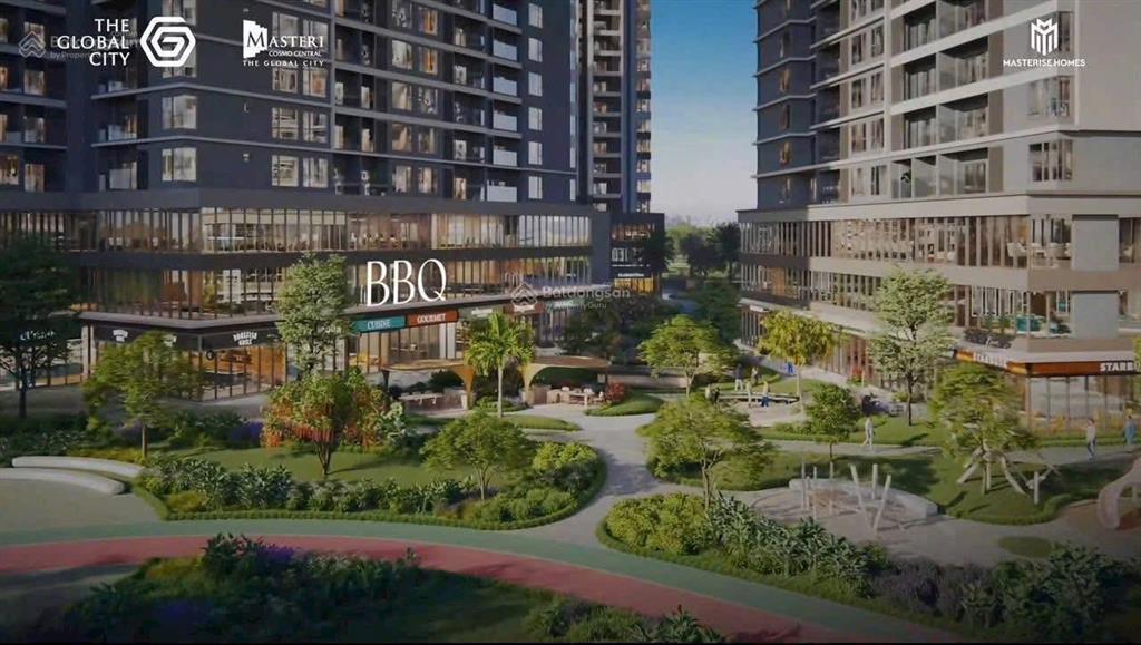 Hàng hiếm 4pn sân vườn, trực diện nhạc nước the global city, dt 147.3m2. giá 16,8tỷ