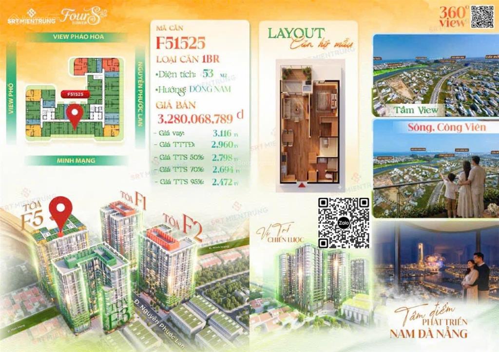 Căn 1pn+ tầng cao có sân vườn riêng giá rất dễ xuống tiền