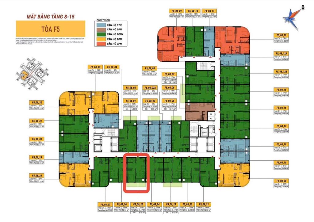 Căn 1pn+ tầng cao có sân vườn riêng giá rất dễ xuống tiền
