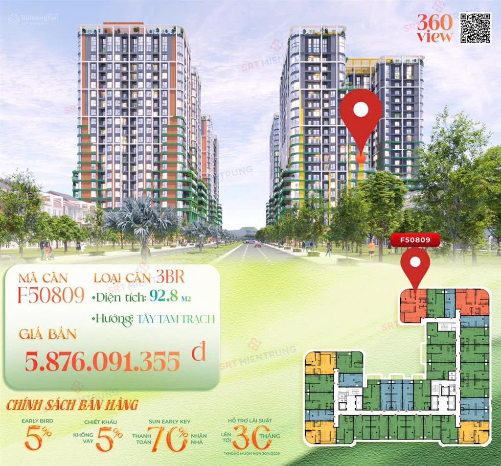 Fours tower  căn hộ 3pn  tầm view pháo hoa  sản phẩm độc nhất