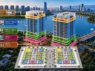 1br+ 57,6m² chỉ 3tỷ360 căn giá tốt đang có tại slight tower đà nẵng. view danang downtown