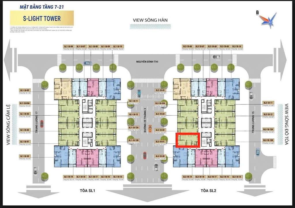 Cần bán căn 1pn+ slight tower tầng 21 | view cao, thoáng
