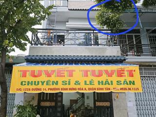 Cho thuê nhà riêng 122a, đường 14, p. bình hưng hòa, 60m2, 13 triệu, view đẹp