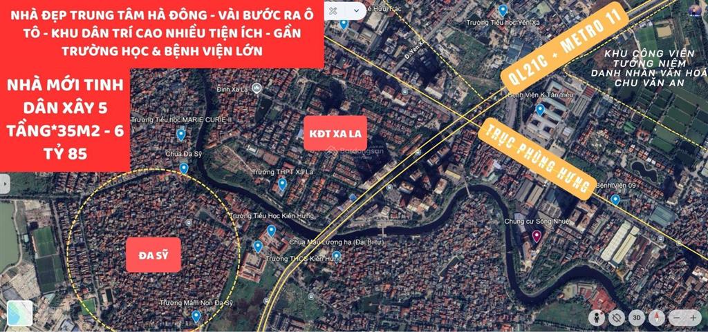 Chính chủ nhờ em bán nhà trung tâm hà đông mới tinhô tô đỗ cửanở hậu lộc lá36m*5t*3n6 tỷ 85 ctl
