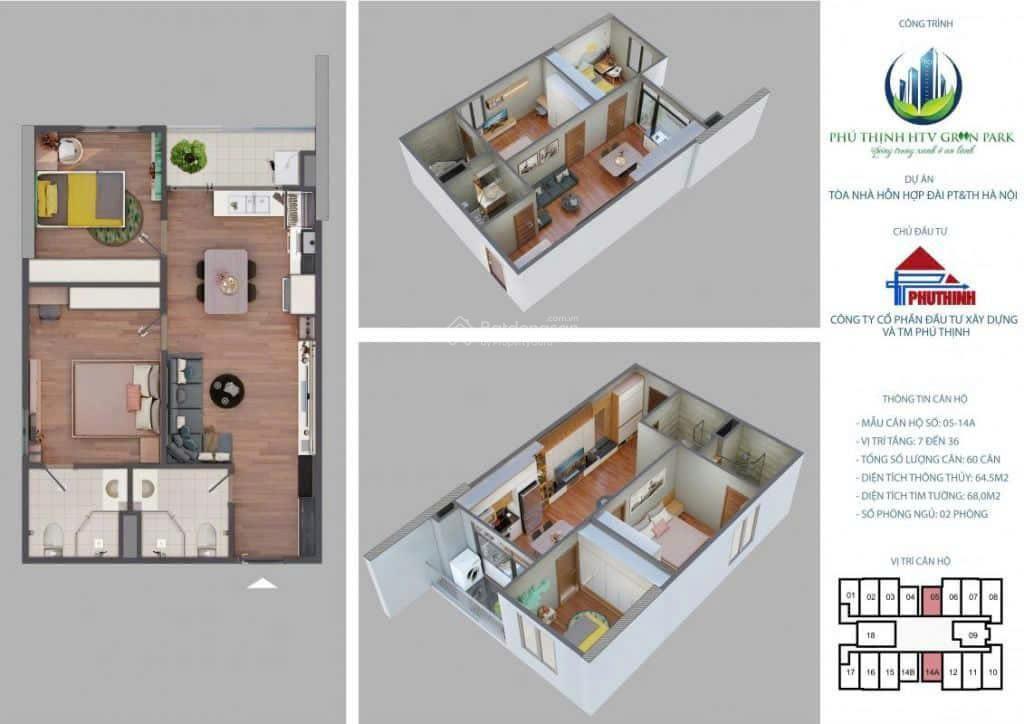 Chính chủ cần bán căn hộ phú thịnh 65m2, 2pn, 2wc siêu đẹp giá chỉ nhỉnh 5 tỷ.  0854 478 ***