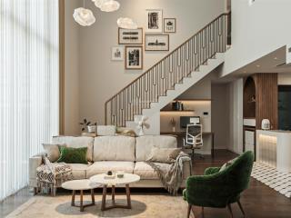 Kim thư cho thuê duplex the infiniti quận 7 155m2, nội thất new seal chờ khách thuê vào bóc ^^