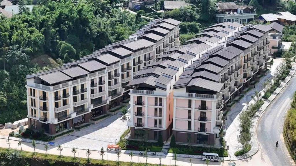 Bán shophouse alphora mường hoa, sa pa  sở hữu lâu dài, xây 4 tầng 1 tum
