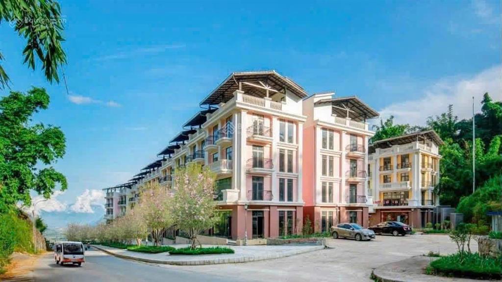 Bán shophouse alphora mường hoa, sa pa  sở hữu lâu dài, xây 4 tầng 1 tum