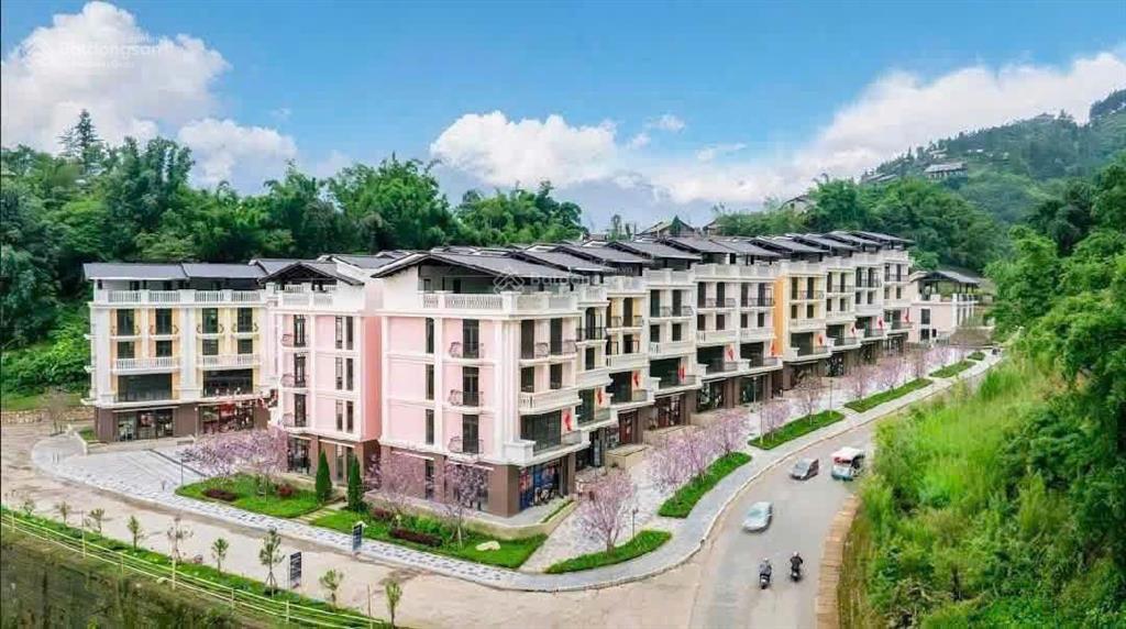Bán shophouse alphora mường hoa, sa pa  sở hữu lâu dài, xây 4 tầng 1 tum