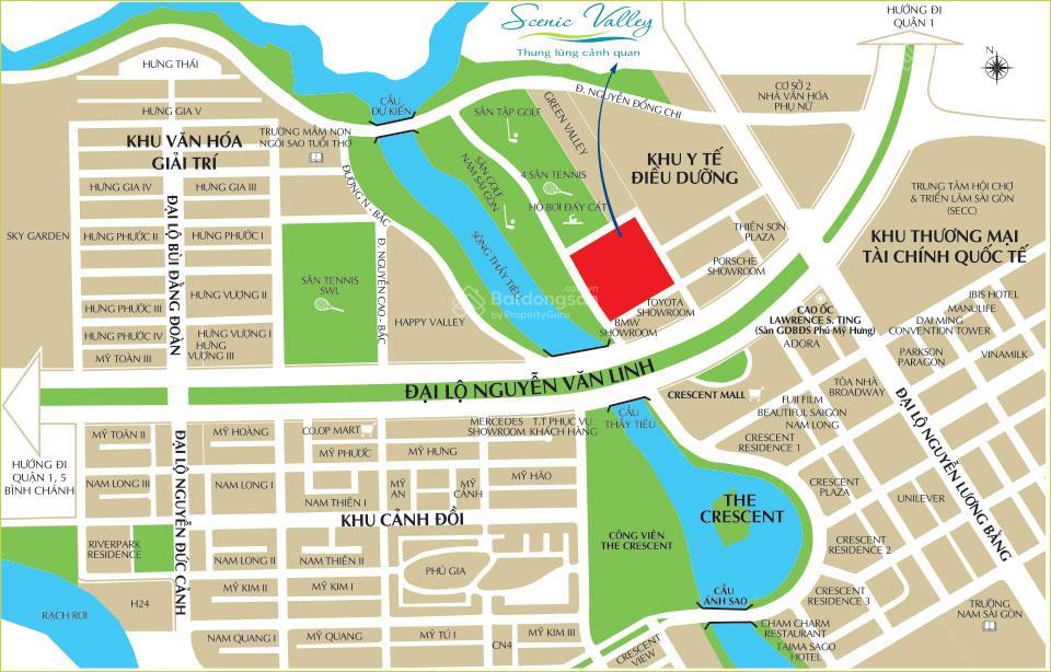 Bán nhanh chcc scenic valley 2, dt 80m2, thiết kế 2 pn, 2wc, lầu đẹp, có nội thất, giá tốt 7,6 tỷ