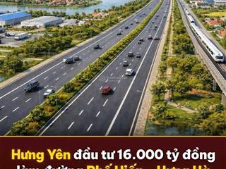 Đất nền tại phường sơn nam, thành phố hưng yên giá 17.5tr/m
