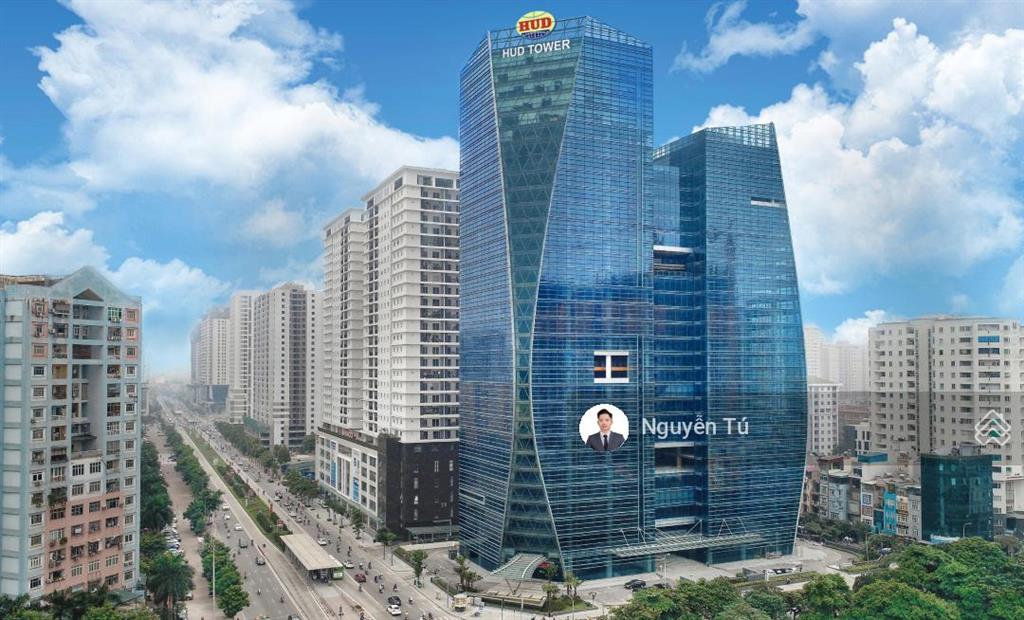 Chủ đầu tư hud tower  lê văn lương cho thuê văn phòng diện tích 330m2 (có cắt lẻ) nội thất đẹp