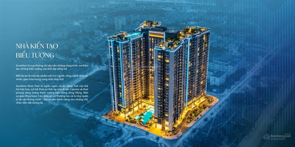 Hot! ra mắt siêu phẩm bên hồ tây  sunshine river park