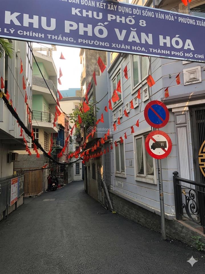 Nhà đẹp lý chính thắng  sát mt hoàng sa  dt vàng (3.8x15m)  3pn  không lg