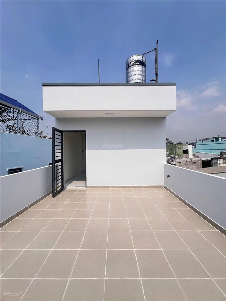 Nhà hẻm ô tô thông âu dương lân phạm thế hiển dt (4.3x14.5m), 4 tầng, mới 100%