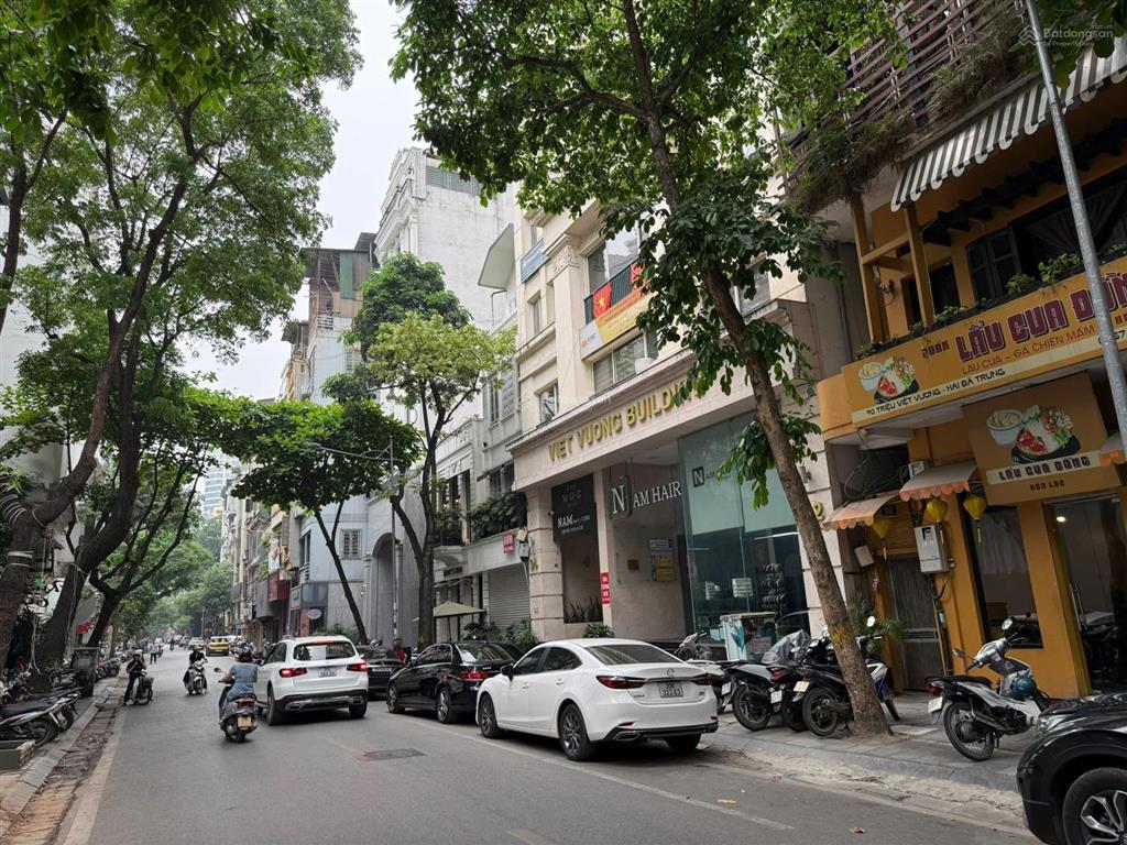 Bán nhà mặt phố triệu việt vương, trần nhân tông, lô góc 2 mặt phố, dt 60m², mt 17m, 7 tầng