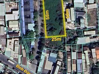 Bình chánh  đinh đức thiện  phân lô tách thửa  1400m2 thổ cư c chủ