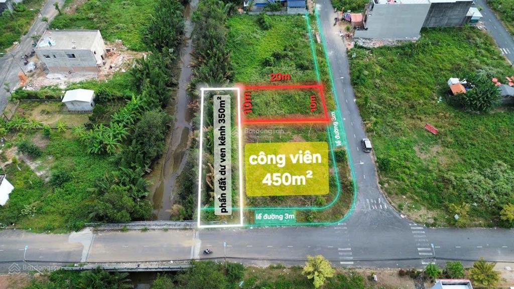 Đất biệt thự ven sông long hậu đối diện t&t millenia 200m2 shr