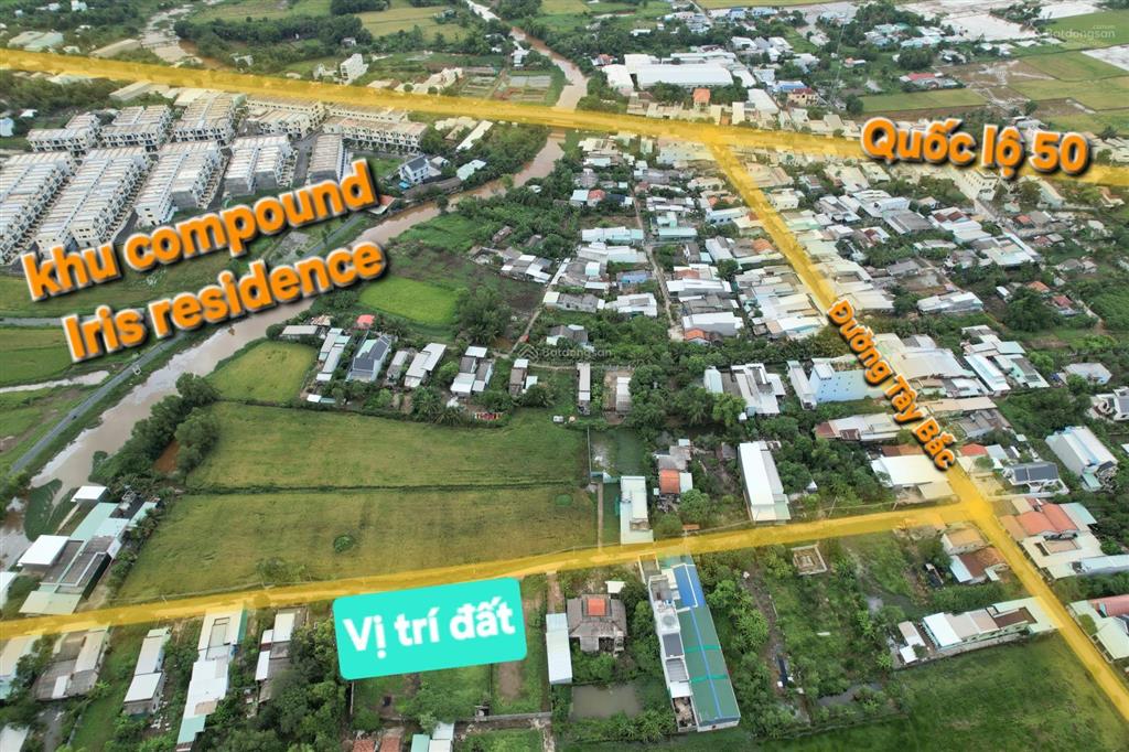 700m sát ql50 ngang 17,5m cực thoáng, ngay cụm chợ & trường học  shr