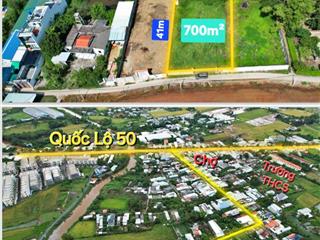700m sát ql50 ngang 17,5m cực thoáng, ngay cụm chợ & trường học  shr