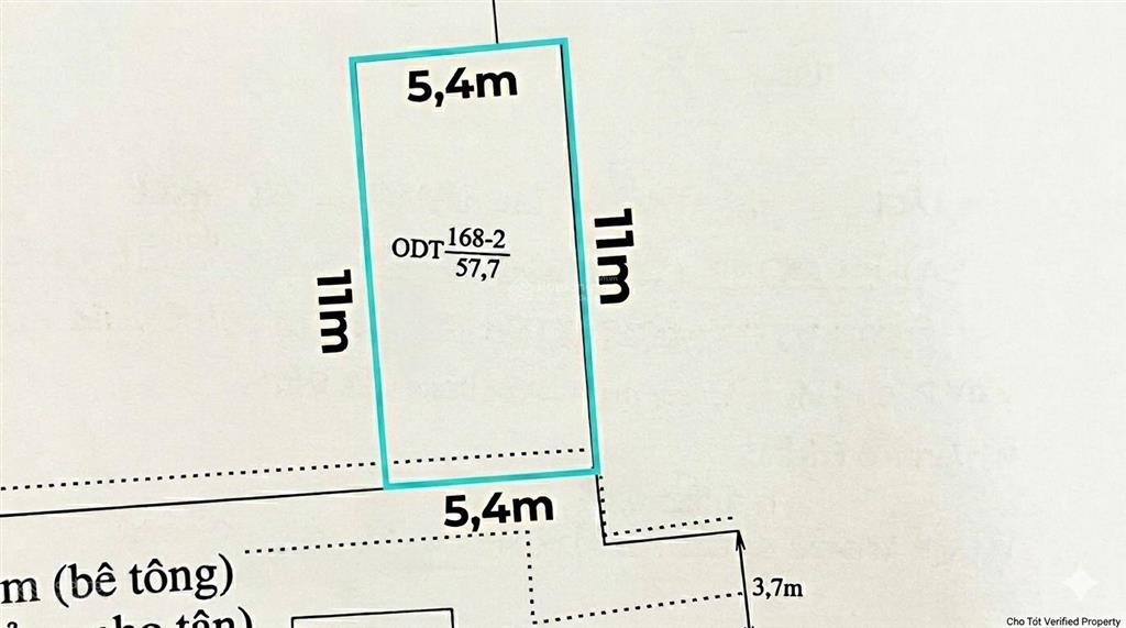 Đất cần giuộc, ngay tt hành chính, sổ hồng riêng 76m2 full thổ cư, giá chỉ 999 triệu