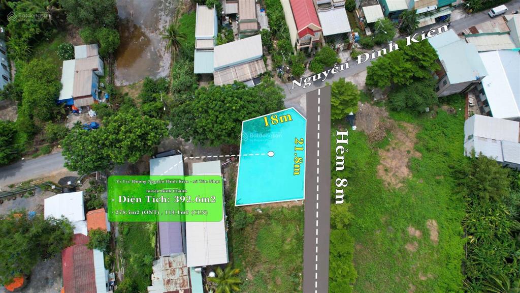 Siêu phẩm lô góc 2 mặt tiền nguyễn đình kiên, tân nhựt, bình chánh, 11,05 tỷ, 392.6m2, hot!