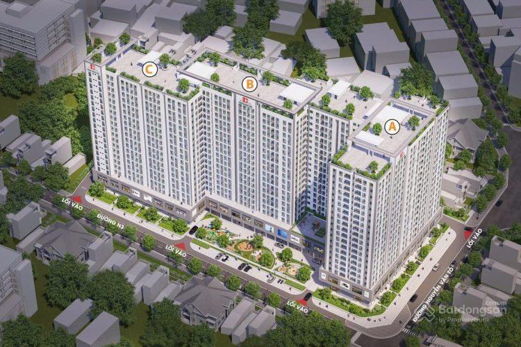 Bán 02 hộ khu b tầng cao thoáng mát