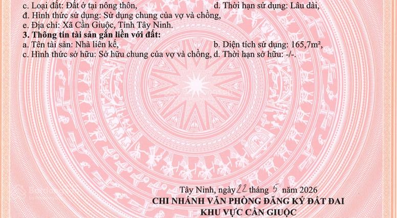 Nhà phố chính chủ  1 trệt 2 lầu, sổ hồng riêng  mặt tiền long hậu 40m, kề kđt t&t millennia