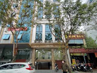 Cho thuê gấp tòa nhà 7 tầng 1 hầm kđt linh đàm 165m2 thông sàn thang máy