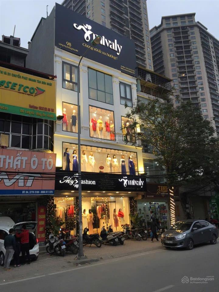 Mặt phố láng hạ  trung tâm ba đình  72m2  mt 4,2m, giá 63,9 tỷ, kinh doanh, nở hậu.