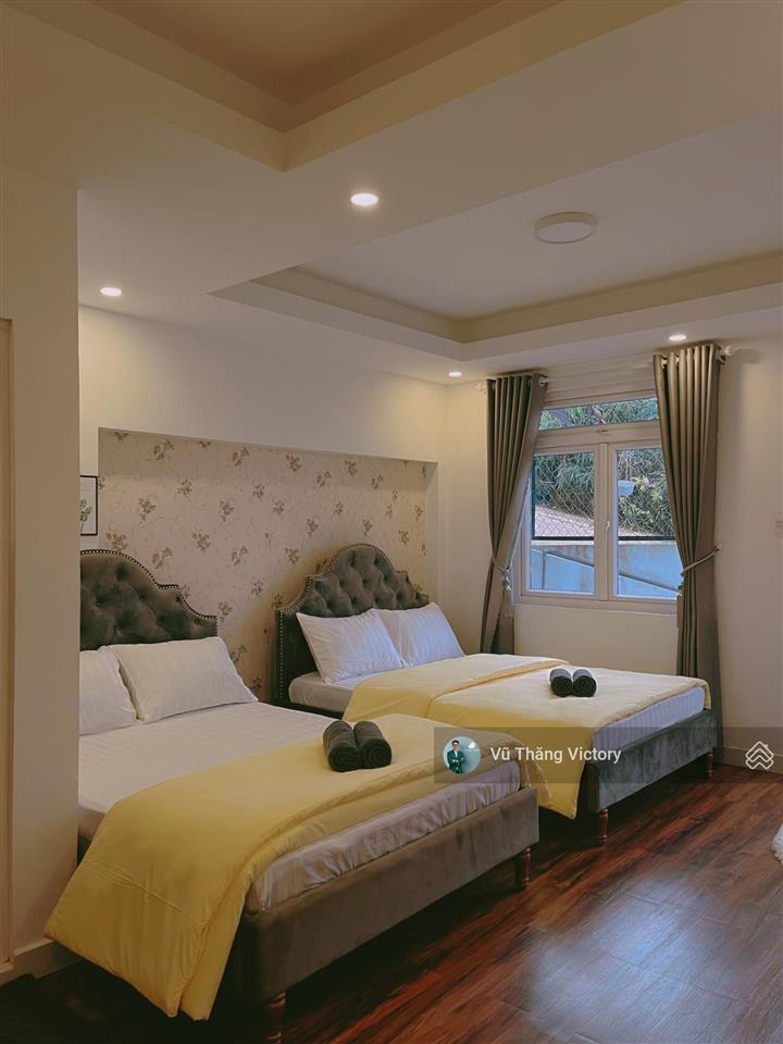 Cần bán biệt thự trịnh hoài đức đà lạt  gần 200m²  5 phòng ngủ  hẻm xe hơi  sổ riêng  7,5 tỷ