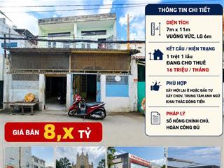 Ngang khủng hơn 7m ! chỉ 118tr/m2 hẻm ôtô dương quảng hàm p5 gò vấp 2 tầng 7,1x11m chỉ 8,7 tỷ tl