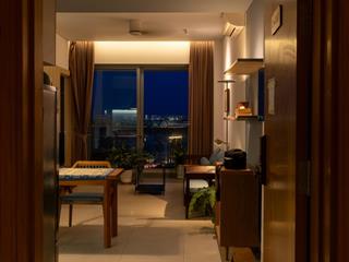 Cho thuê căn hộ đảo kim cương 1pn 1wc, 55m2  full nội thất  view nội khu + sông  giá 20tr/tháng