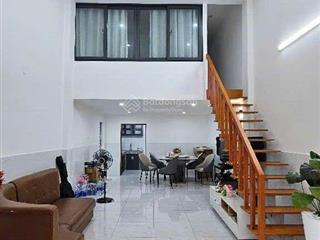 Nhà mới nguyễn cửu đàm  tân phú  hxt  45m2  1 trệt, 1 lửng, nhà 2 mt đường thông thoáng