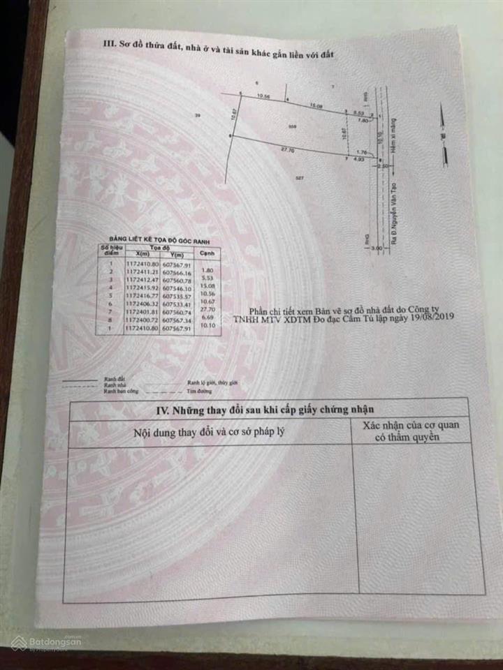 Cần bán gấp đất thổ cư hiệp phước nhà bè, đường liên ấp 5  6, diện tích 365m2 sẵn 279m2 thổ cư