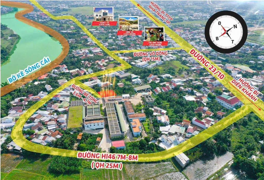 Bán đất tại nha trang, 18,6tr/m2, 100m2, giá siêu hời, uy tín